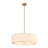 24" 5-Light Pleated Drum Chandelier-1404054216