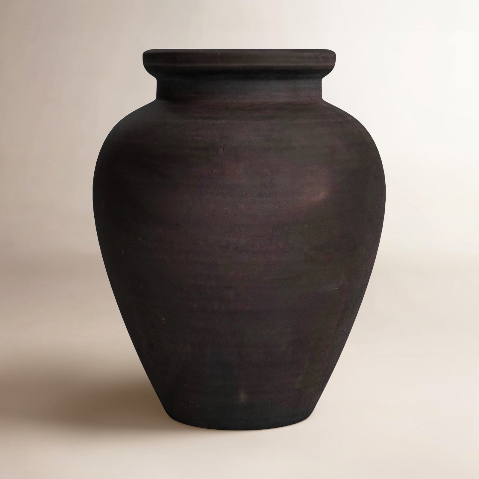 Andrelisa Ceramic Table Vase, Black