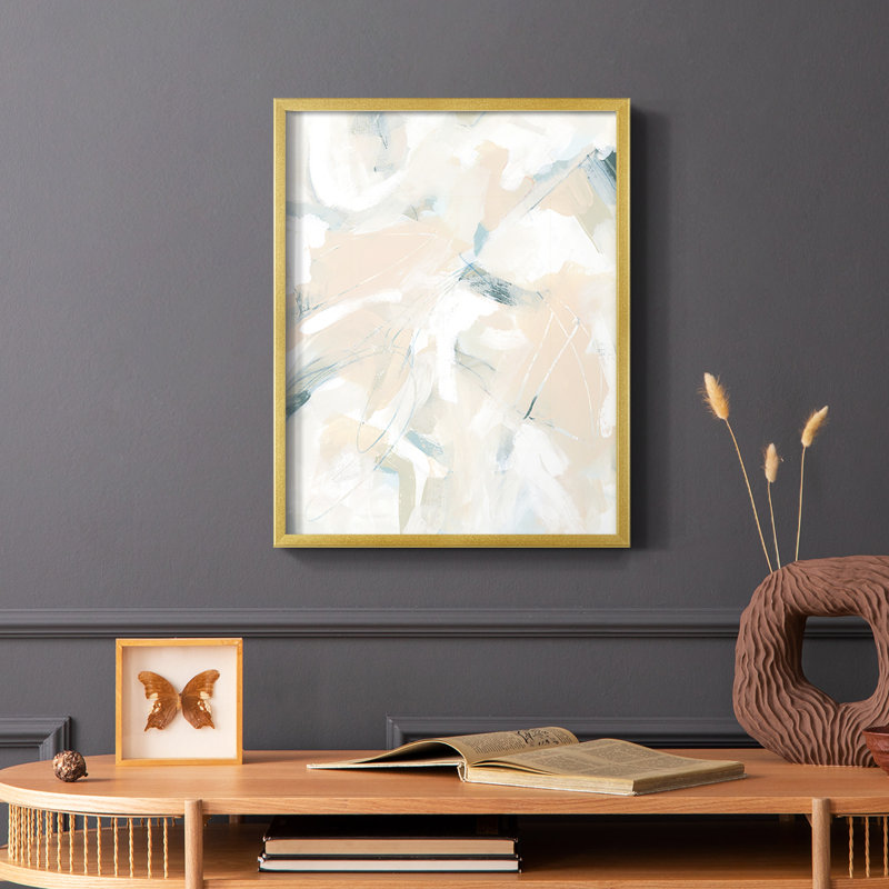 «Sandstone Engraving I», reproduction encadrée - bois massif, H 10 po x l 8 po