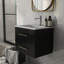Ensemble de meuble-lavabo mural 24 po avec lavabo, deux tiroirs, assemblage facile-1042097441