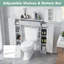 Rangement autoportant au-dessus de la toilette Bortola