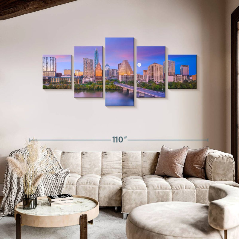 Austin, 42" H x 92" W