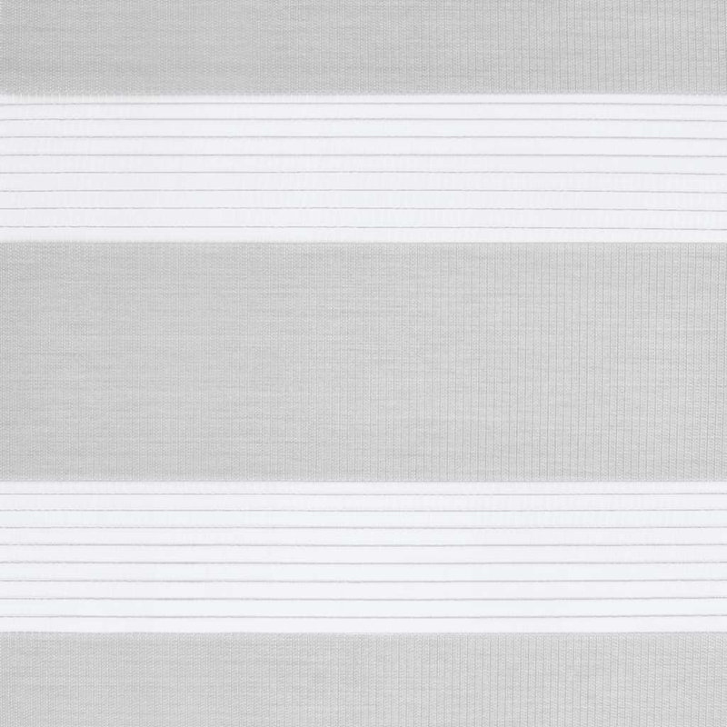 George Oliver Zebra Blind Polyester, Light Grey, 50cmW x 230cmL