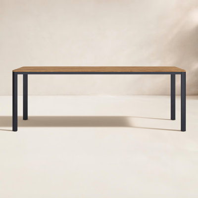 Beardall 86" Teak Patio Dining Table