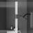 32 In. W X 72 In. H Bifold Framed Shower Door In Chrome Finish