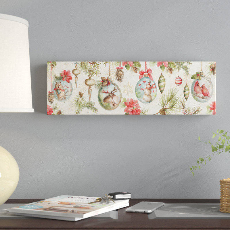 « Woodland Holiday VI », impression sur toile tendue, H 6 po x l 19 po x P 2 po
