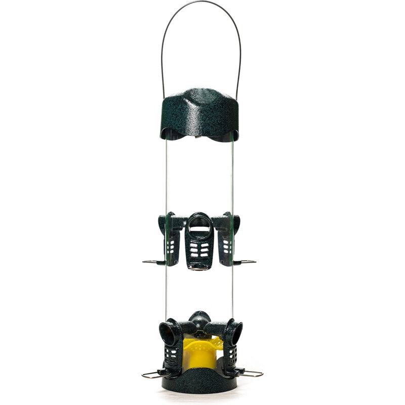 Brome Mega 600 Tube Wild Bird  Feeder, Green