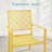  3-Piece Stackable Patio Bistro Set, Outdoor Chat Furniture W/ 2 Chairs, Table - Yellow-729541914