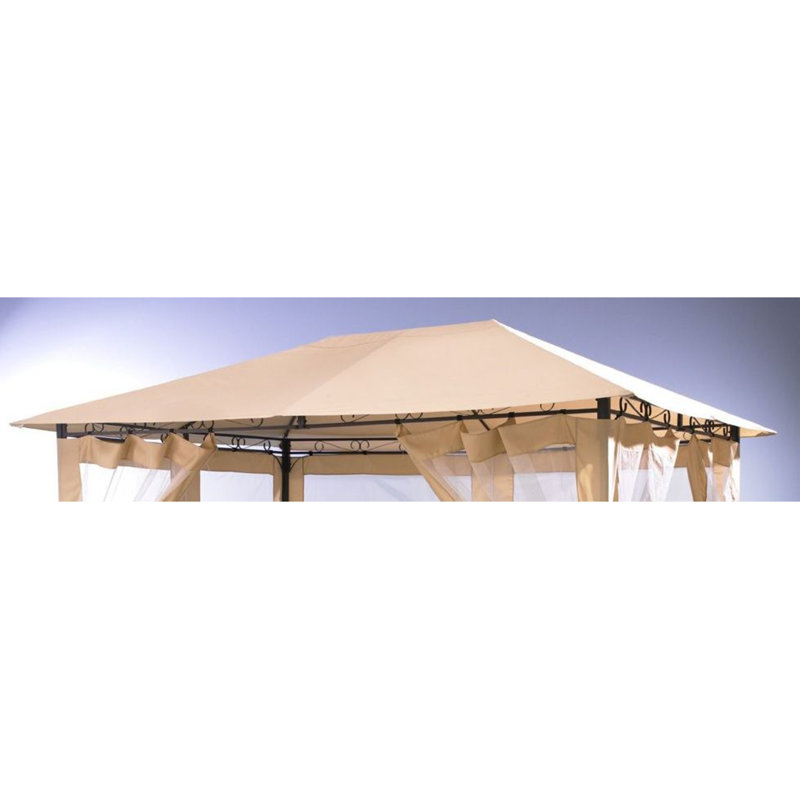 Hall Dakota Fields Plastic Replacement Canopy for Gazebo, Beige