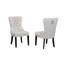 Chaise d'appoint en velours capitonné Maroney-215766098