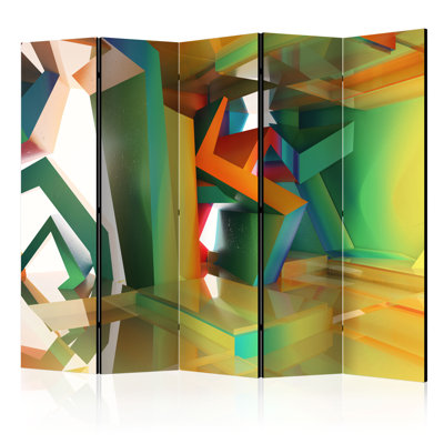 Precita Solid Wood Folding Room Divider