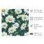 «Floral Daisy Flowers VII», reproduction d'art moderne sans cadre-150259679