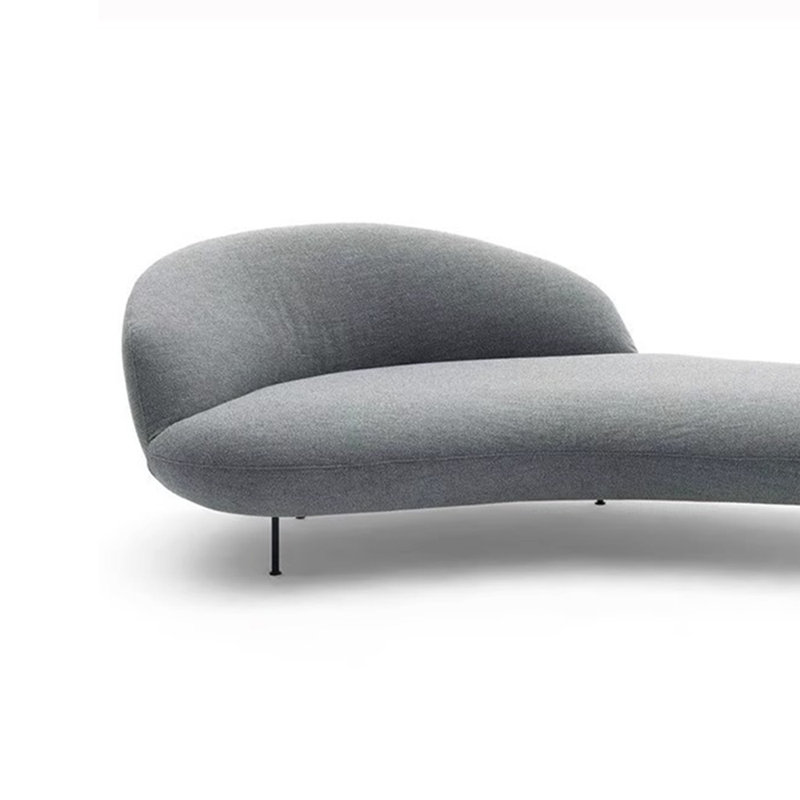 Chaise en bois massif de haute qualité, Gris, Orienté à gauche (vu de face)
