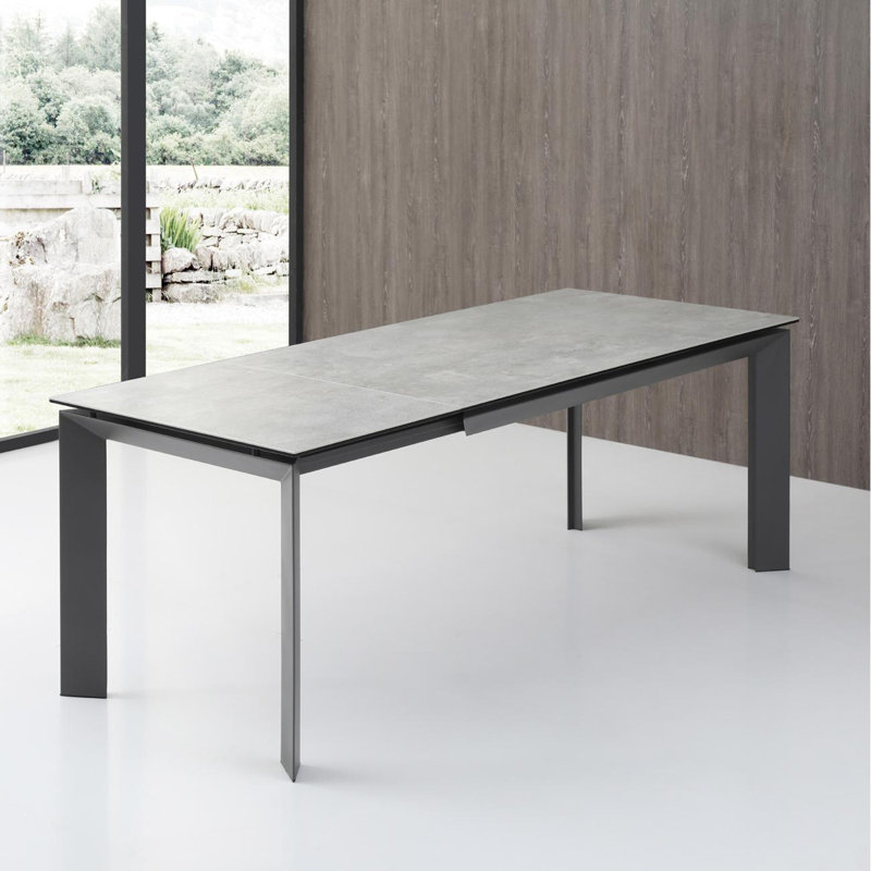 Dave Extendable Solid Wood Base Dining Table