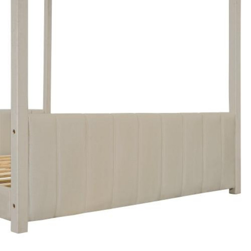 Lit en bois Velvet House, Double