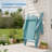 Heavy Duty HDPE Folding Adirondack Chair 350 lbs Capacity, Outdoor Adirondack Chair With Cup Holder for Patio, Lawn and Balcony-99688023