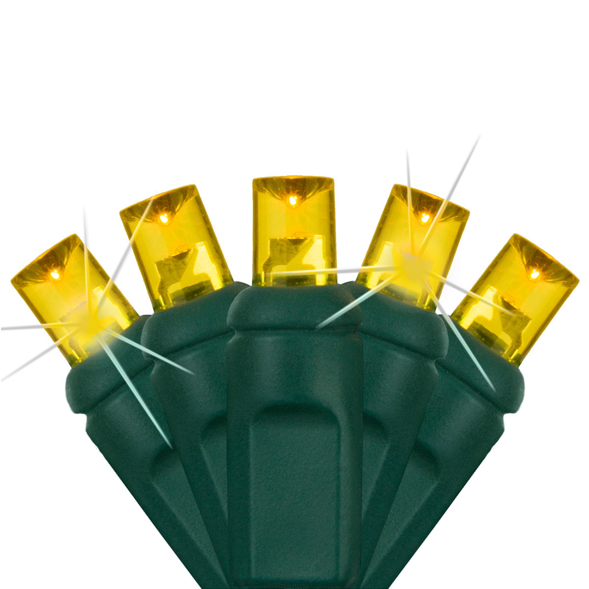 17' LED Twinkle String Lights, Gold