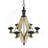 Suspended luminaire with adjustable chain