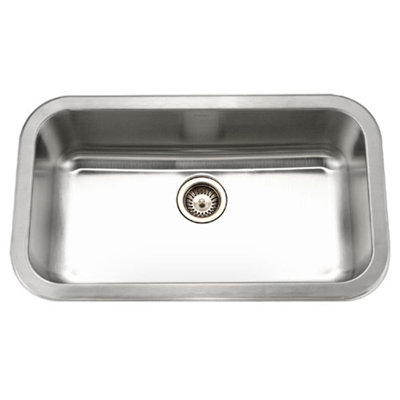 Medallion Gourmet 32.38 " L Undermount Single Bowl Stainless Steel Kitchen Sink