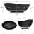 63''Wavy Solid Surface Bathtub, Freestanding Soaking Bathtub-111987434