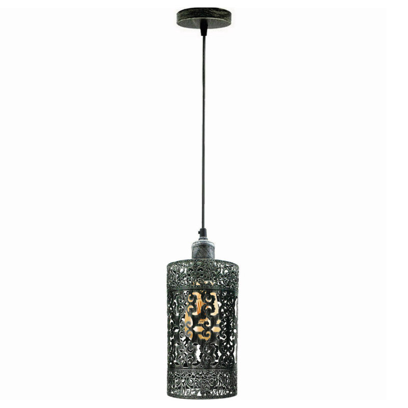 Mojica 1 - Light Single Pendant, Brushed Silver