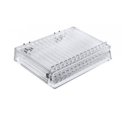 15-Compartment Lipstick Tray W/ Spring Load, 2-Pack
