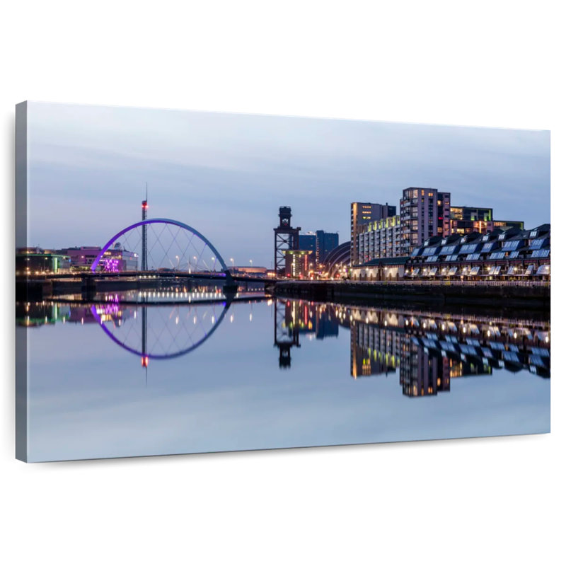 Glasgow Cityscape, 26" H x 39" W