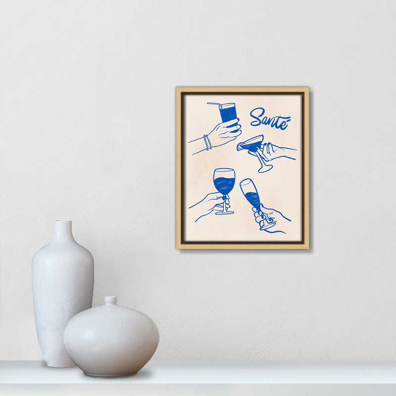 «Sante Print» par Kimberly Allen, L 9,5 po x H 11,5 po, Flotteur naturel