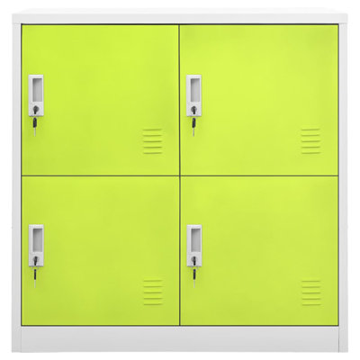 Armoire vestiaire légère et rouge VidaXL 35,4 po x 17,7 po x 36,4 po