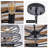 Adjustable Industrial Farmhouse Drum Pendant Light-2136548510