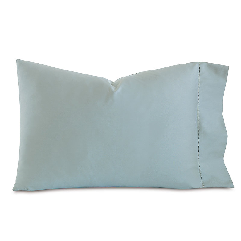 Deluca Egyptian Cotton Sateen, Standard Pillowcase, Sea