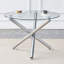 Table ronde en verre de 42 pouces-1331048346
