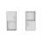Oba 2-Pc Wall-Mounted Bathroom Medicine Cabinet With Open And Closed Storage-1080865393