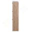3-Drawer Shoe Storage Cabinet, 3-Tier Wood Shoe Rack Storage Organizer