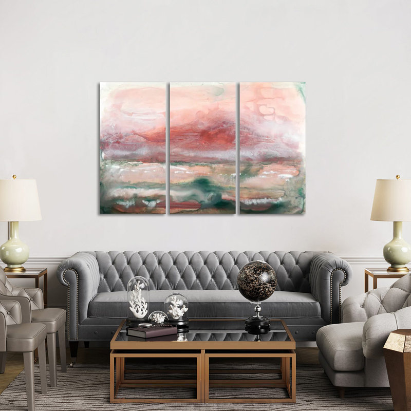«Lost Horizon II», ensemble d'art mural sur toile tendue (ensemble de 3)