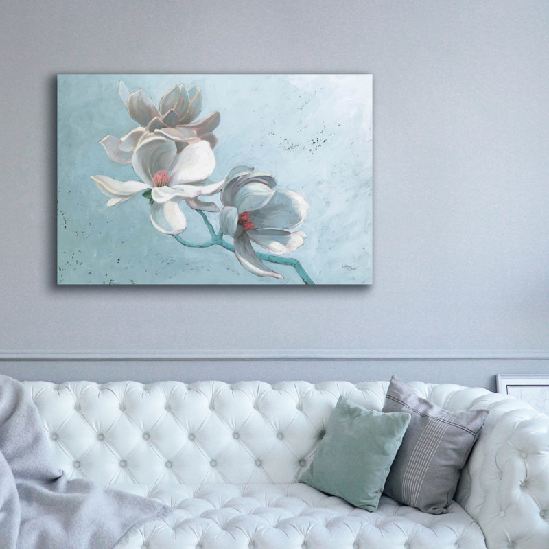 "Epic Graffiti" Magnolia Branch "par Wellington Studio, art mural sur toile, H 40 po x l 60 po x P 1,5 po