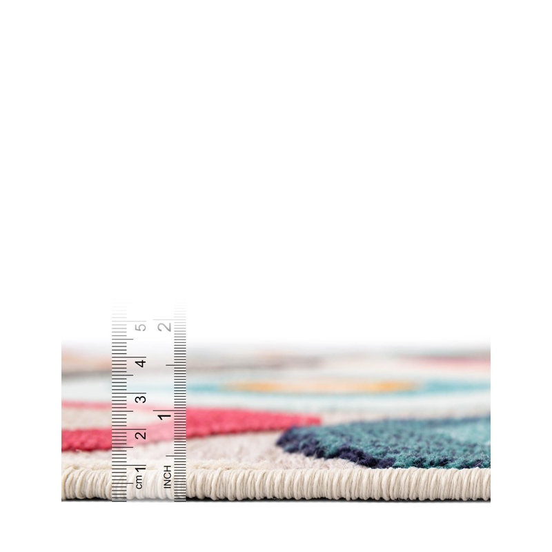 Wrought Studio Jake Marelda Indoor/Outdoor Area Rug, Rectangle 4'1" x 6'1"