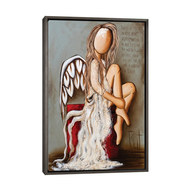 «There Is Force in Her» par Rut Art Creations - reproduction d'art, H 18 po x l 26 po x P 1,5 po, Pas de tapis