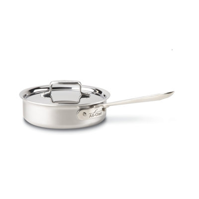 All-Clad D5® Brushed Stainless Steel Saute Pan with Lid