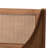 Kaashvi Ogden Mid-Century Modern Wood and Synthetic Rattan Daybed