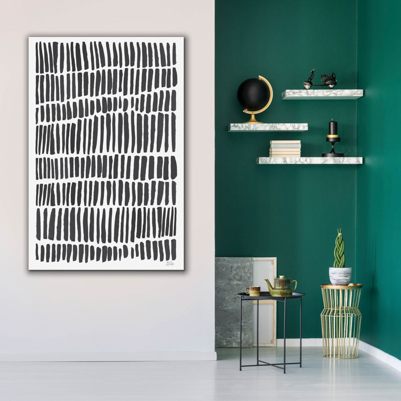 «Strokes Of Luck» par Melissa Averinos, art mural sur toile, H 60 po x l 40 po x P 1,5 po