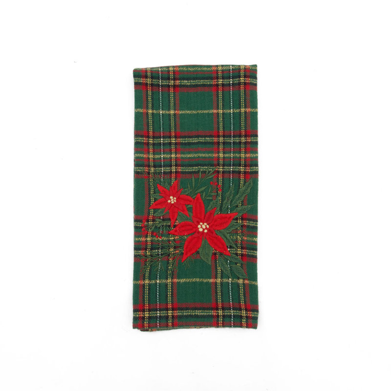 Serviette de Noël Poinsettia