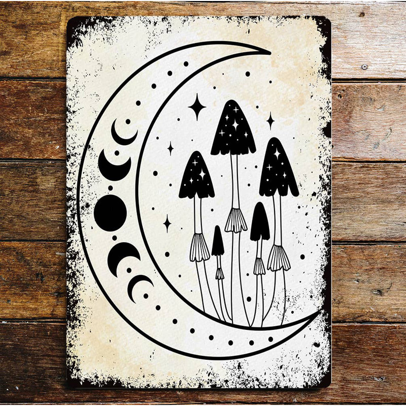 Handmade Landscape & Nature Wall Decor on Metal, 20cm H x 15cm W
