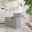 Fauteuil modulaire en polyester à accoudoirs larges de 49 po Flex-100682589-124389742