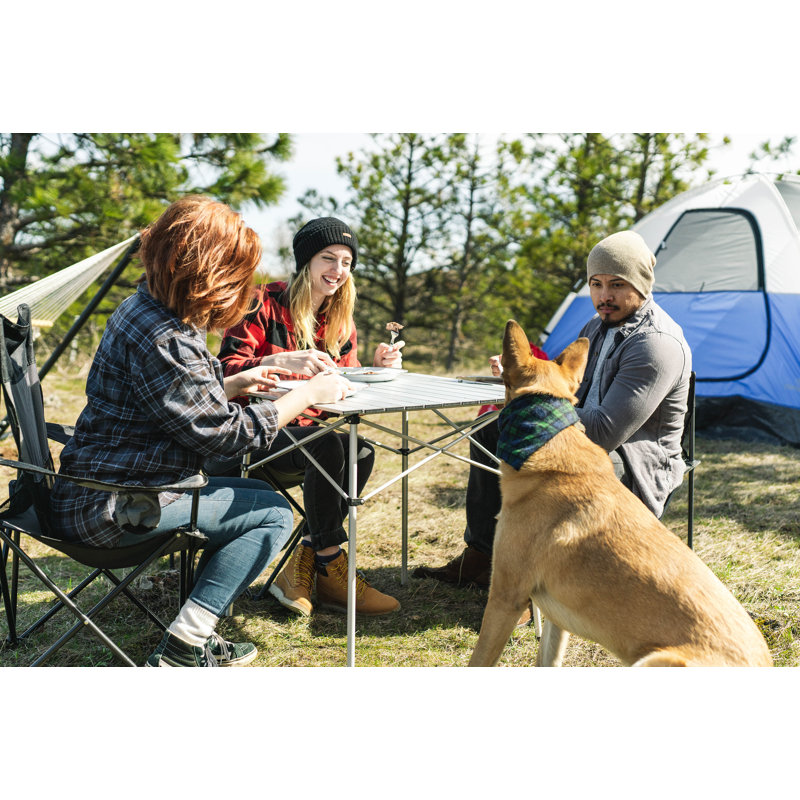 Latitude Run® Enamel Camping Tableware Set-24 Pieces-White with Blue Specs