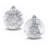 Tree and Snow Flake Ornament Ice Cube Tray