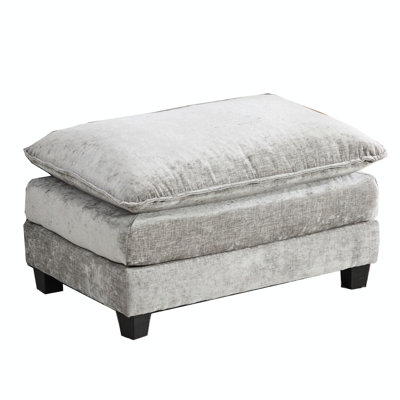 Modern Sectional Couch Cloud , Breathable Chenille, Gray, Sw501dgy - Ideal For Living Room, Apartment, Bedroom, Modular Design, Soft Velvet, Wide And Comfortable, Adjustable Back