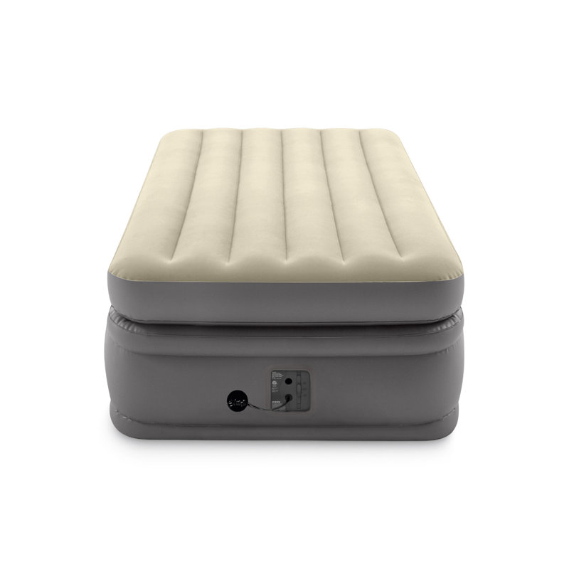 Intex Dura Beam Plus Fiber-Tech Elevated Air Mattress with Built-In Pump