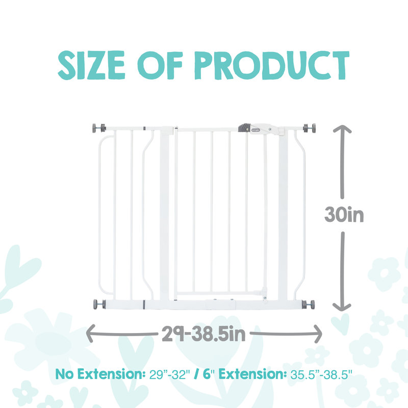 Regalo 38.5 Inch Easy Step Safety Gate