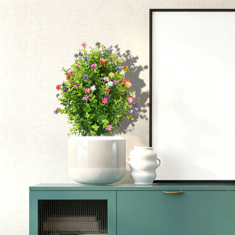 Faux fleurs artificielles pour la maison, po